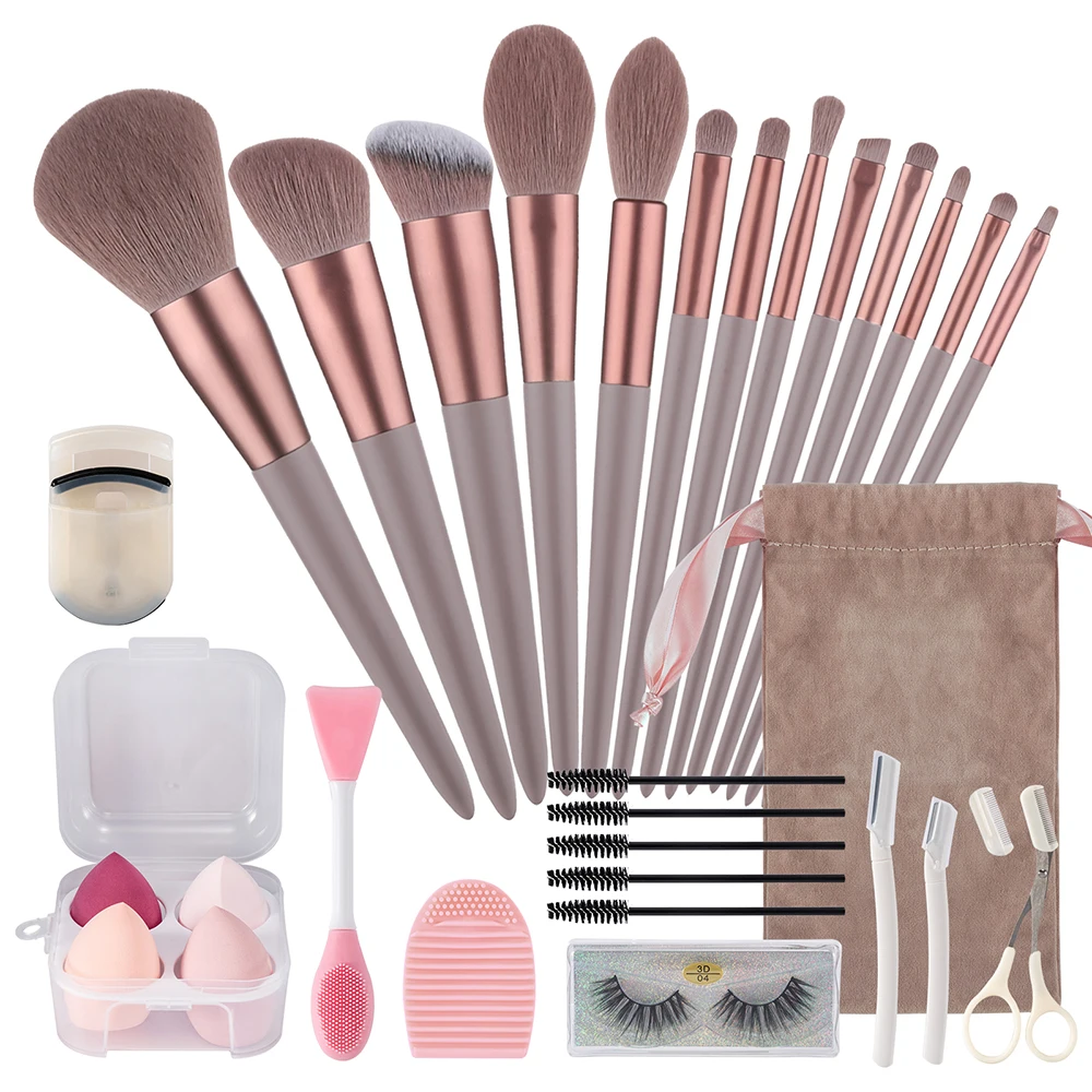 FLD Upscale Makeup Brush Beauty Egg False Eyelashes Eyebrow Trimmer Brush Egg Face Wash Stick Value Makeup Tool Large Set
FLD Upscale Makeup Brush Beauty Egg False Eyelashes Eyebrow Trimmer Brush Egg Face Wash Stick Value Makeup Tool Large Set