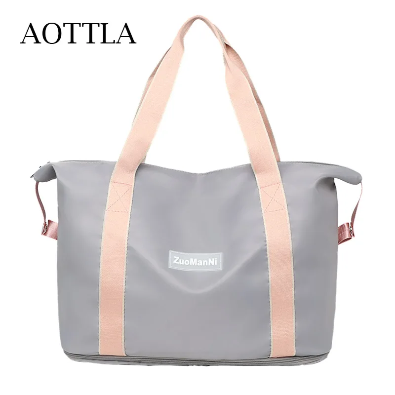 AOTTLA Folding New Travel Bag Large Capacity Women's Sports Bag Casual Ladies Brand Handbag High Quality Shoulder Bag Duffle Bag
AOTTLA Folding New Travel Bag Large Capacity Women's Sports Bag Casual Ladies Brand Handbag High Quality Shoulder Bag Duffle Bag