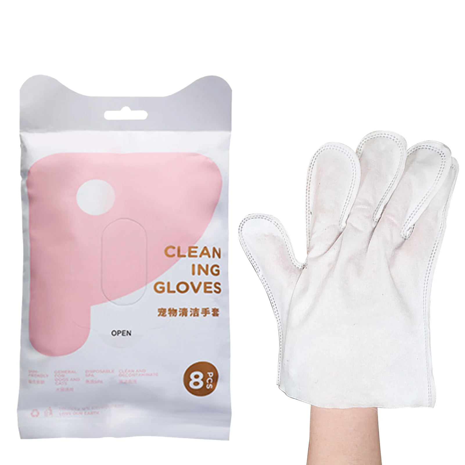 8pcs For Dog Cat Deodorizing Itch Relief Disposable Pet Cleaning Glove Hair Care Grooming Home Travel Thick Massage No Rinse
8pcs For Dog Cat Deodorizing Itch Relief Disposable Pet Cleaning Glove Hair Care Grooming Home Travel Thick Massage No Rinse