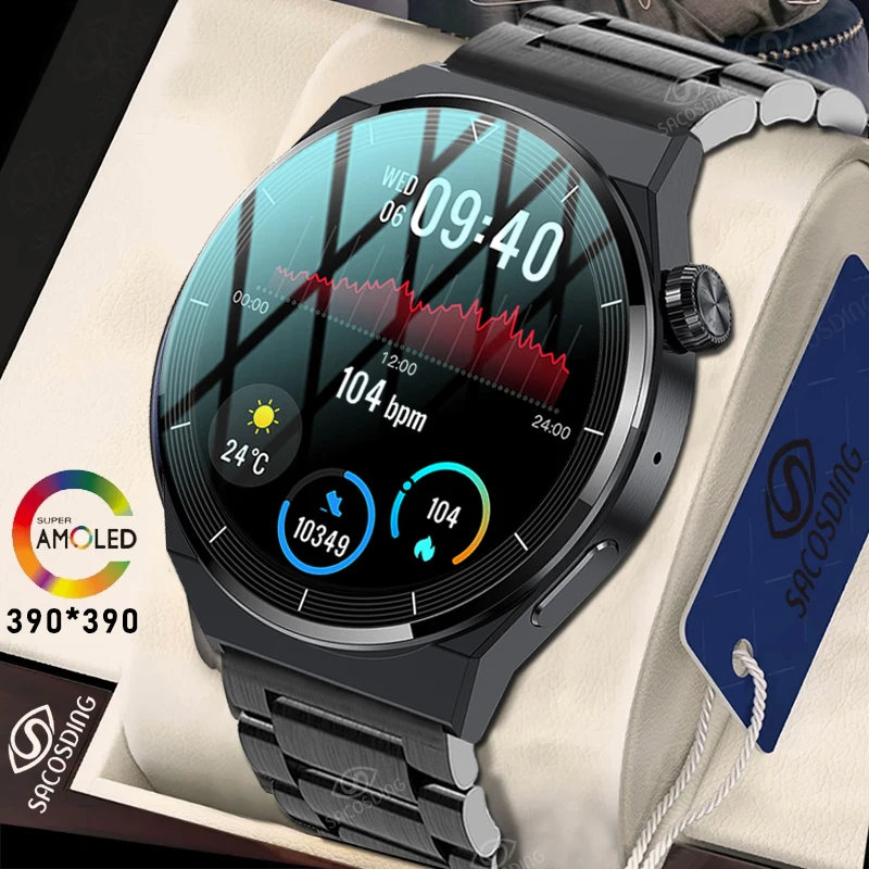 2023 NFC Smart Watch Men AMOLED 390*390 HD Screen Heart Rate Monitor Bluetooth Call IP68 Waterproof SmartWatch For Huawei Xiaomi
2023 NFC Smart Watch Men AMOLED 390*390 HD Screen Heart Rate Monitor Bluetooth Call IP68 Waterproof SmartWatch For Huawei Xiaomi