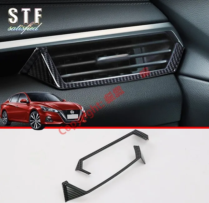 Carbon Fiber Style Interior Air-Condition Vent Outlet Cover Trim For Nissan Altima MK7 2019 2020 Car Accessories Stickers
Carbon Fiber Style Interior Air-Condition Vent Outlet Cover Trim For Nissan Altima MK7 2019 2020 Car Accessories Stickers