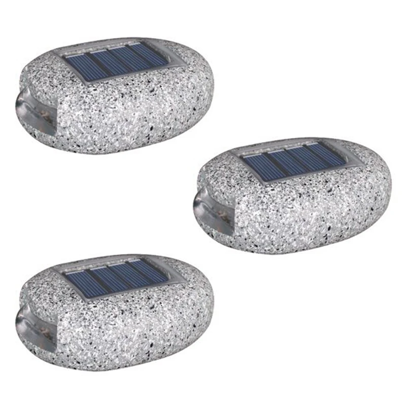3X Solar Light For Garden Decoration Outdoor Path Light LED Rock Light Waterproof Driveway Walkway Solar Stones Lamp
3X Solar Light For Garden Decoration Outdoor Path Light LED Rock Light Waterproof Driveway Walkway Solar Stones Lamp