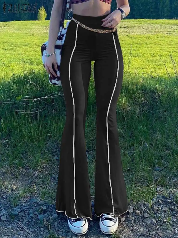 Lady Y2K Maxi Flare Pants Casual Bodycon Palazzo Oversized 2022 Fashion High Waist Pantalones ZANZEA Women Solid Long Trousers
Lady Y2K Maxi Flare Pants Casual Bodycon Palazzo Oversized 2022 Fashion High Waist Pantalones ZANZEA Women Solid Long Trousers