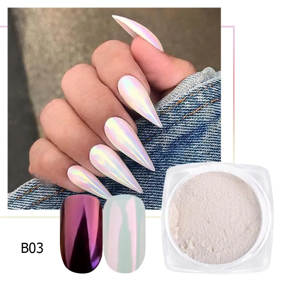 1pc Pearl Pigment Nail Glitter Powder Shimmer Mermaid Shining Aurora Holographic Dust Paillette Nail Decoration Manicure Powder#
1pc Pearl Pigment Nail Glitter Powder Shimmer Mermaid Shining Aurora Holographic Dust Paillette Nail Decoration Manicure Powder#