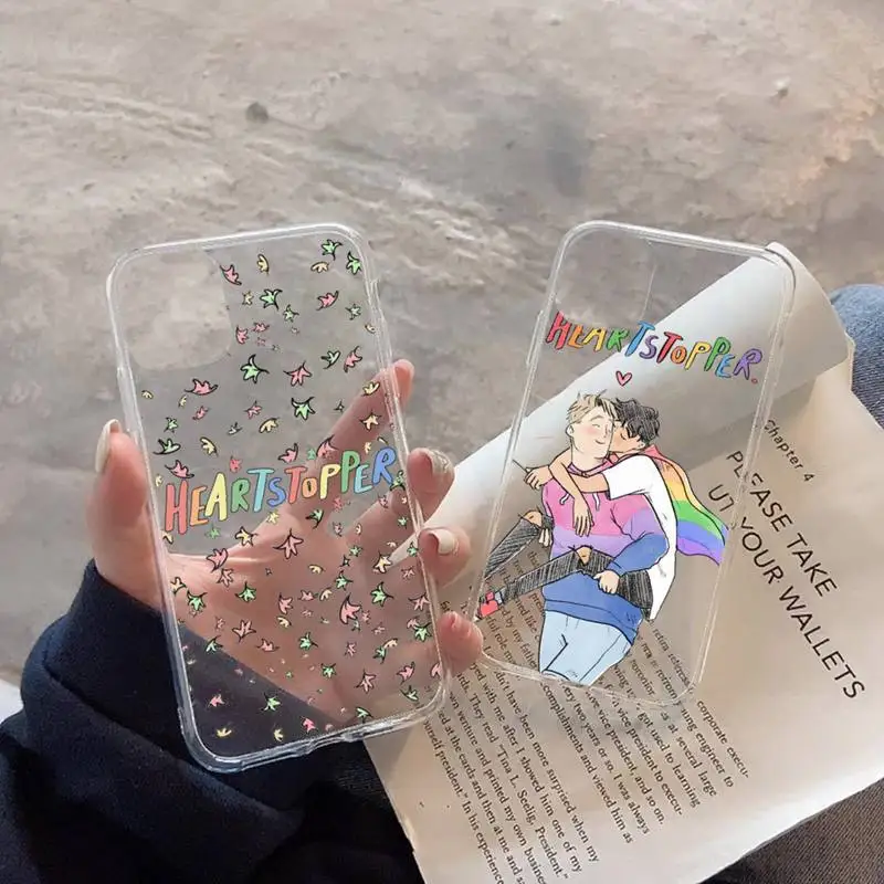 Heartstopper Anime Nick and Charlie Phone Case Transparent soft For iphone 12 11 13 7 8 6 s plus x xs xr pro max mini
Heartstopper Anime Nick and Charlie Phone Case Transparent soft For iphone 12 11 13 7 8 6 s plus x xs xr pro max mini