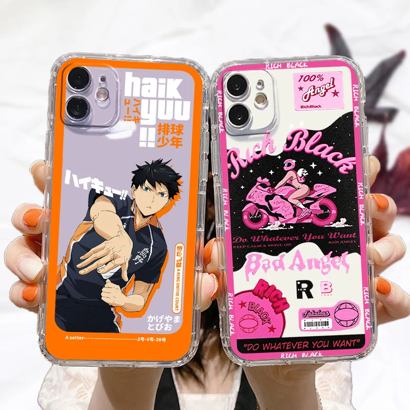 Transparent Cover Japanese Anime Volleyball Phone Case For Apple iPhone 14 13 12 11 Mini XS XR X Pro MAX 8 7 6 Plus SE 2020
Transparent Cover Japanese Anime Volleyball Phone Case For Apple iPhone 14 13 12 11 Mini XS XR X Pro MAX 8 7 6 Plus SE 2020