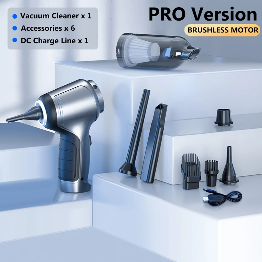 Xiaomi Wireless Car Vacuum Multi-Purpose Strong Blow Home Small Hand-Held Vacuum Cleaner All-In-One Mmachine
Xiaomi Wireless Car Vacuum Multi-Purpose Strong Blow Home Small Hand-Held Vacuum Cleaner All-In-One Mmachine
