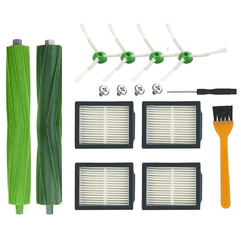 Сменная роликовая щетка, боковая щетка, HEPA фильтр для Irobot Roomba I7 + E5 E6, аксессуары для роботов-пылесосов
Сменная роликовая щетка, боковая щетка, HEPA фильтр для Irobot Roomba I7 + E5 E6, аксессуары для роботов-пылесосов