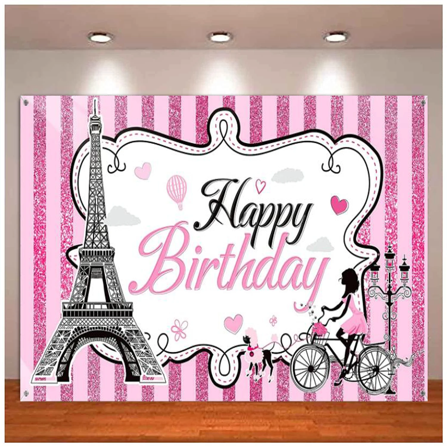 Photography Backdrop Eiffel Tower Background Paris Sweet Pink Stripes Girl Birthday Party Supplies Dessert Table Decoration
Photography Backdrop Eiffel Tower Background Paris Sweet Pink Stripes Girl Birthday Party Supplies Dessert Table Decoration