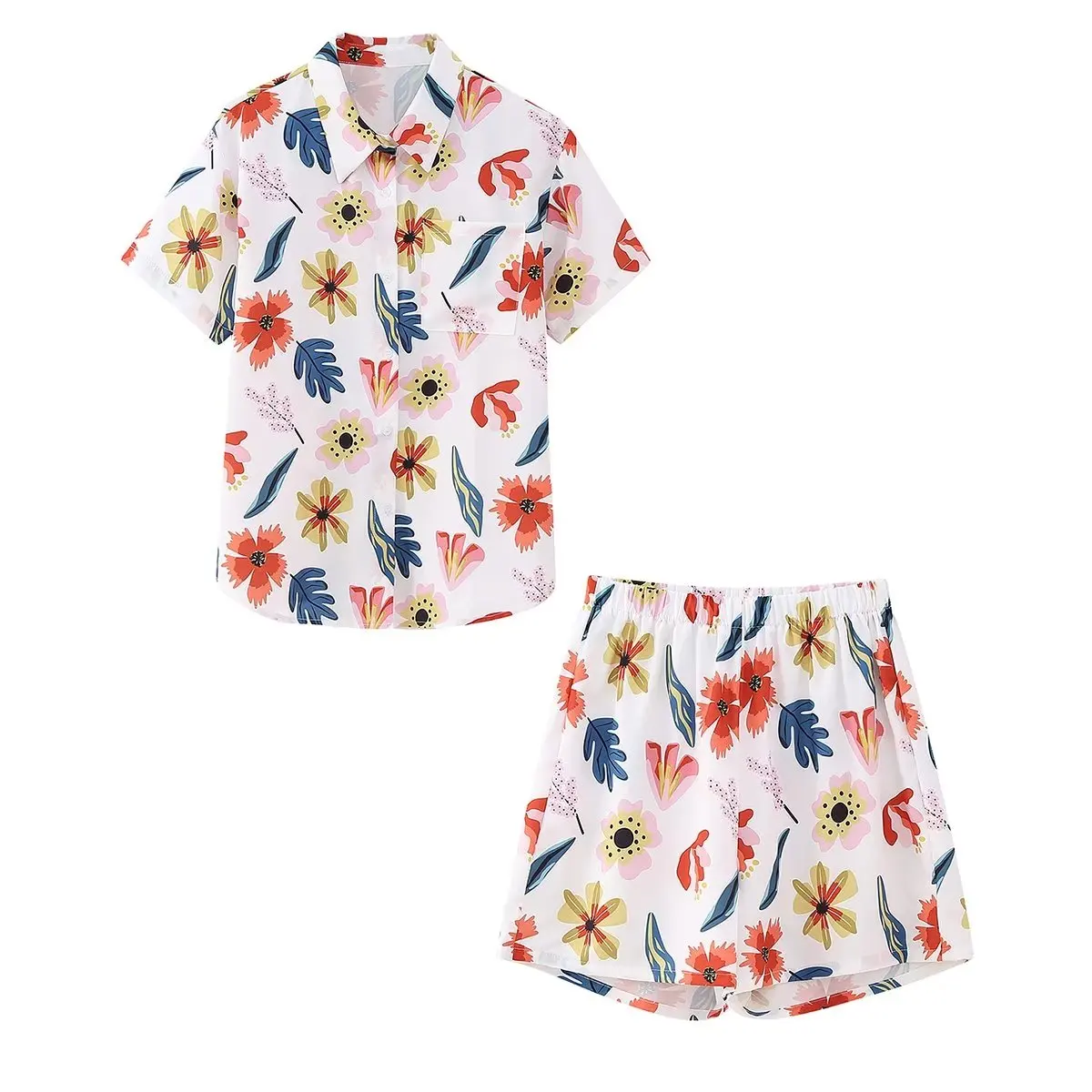 Женский комплект из 2 предметов, милые модные блузки на пуговицах с принтом и винтажным принтом, короткие брюки, женские рубашки, шикарные топы, новинка 2023
Женский комплект из 2 предметов, милые модные блузки на пуговицах с принтом и винтажным принтом, короткие брюки, женские рубашки, шикарные топы, новинка 2023