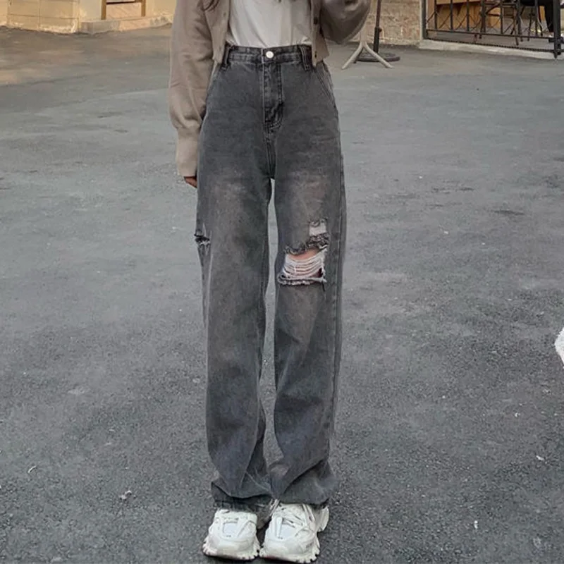 Vintage Y2k Hollow Out Jeans Fashion Zipper High Waist Jeans Harajuku Chic Holes Trousers Spring Autumn Female Wide Leg Pants
Vintage Y2k Hollow Out Jeans Fashion Zipper High Waist Jeans Harajuku Chic Holes Trousers Spring Autumn Female Wide Leg Pants