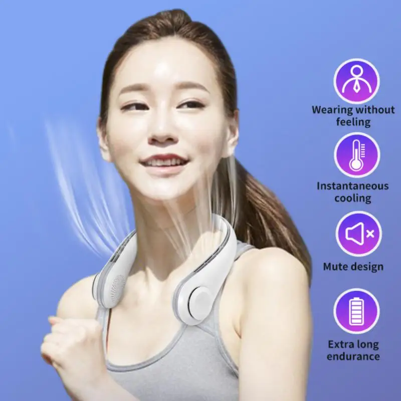 Portable Mini Sports Fan Lazy Outdoor Sports Silent Mini Neck Fan Popular New Leafless Fan Charging Fan Hanging Small Neck Fan
Portable Mini Sports Fan Lazy Outdoor Sports Silent Mini Neck Fan Popular New Leafless Fan Charging Fan Hanging Small Neck Fan