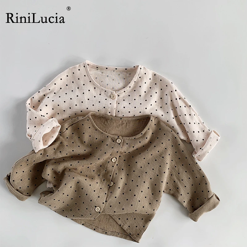 RiniLucia boys sweaters tees spring long sleeve korean loose dots print tops children's t-shirts all-match girl shirts
RiniLucia boys sweaters tees spring long sleeve korean loose dots print tops children's t-shirts all-match girl shirts
