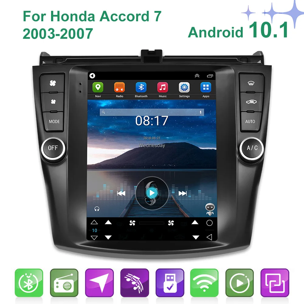 Applicable To Honda Accord's 9.7-inch Vertical Screen Android System Navigation Reversing Camera In 2003-07
Applicable To Honda Accord's 9.7-inch Vertical Screen Android System Navigation Reversing Camera In 2003-07