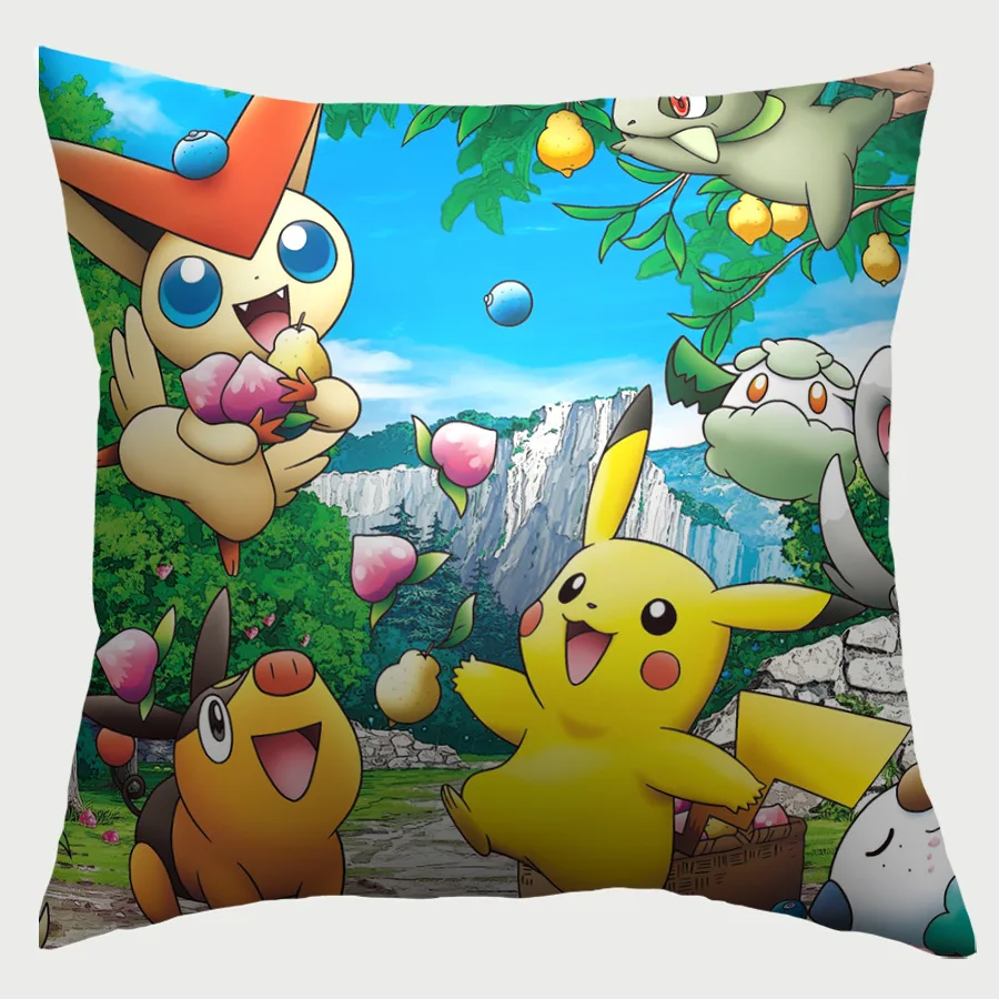 Pokemon Linen Sofa Cushion Pillow Cover Pikachu Cartoon Print Office Cute Pillow 45*45cm Backrest Pillow Cover
Pokemon Linen Sofa Cushion Pillow Cover Pikachu Cartoon Print Office Cute Pillow 45*45cm Backrest Pillow Cover