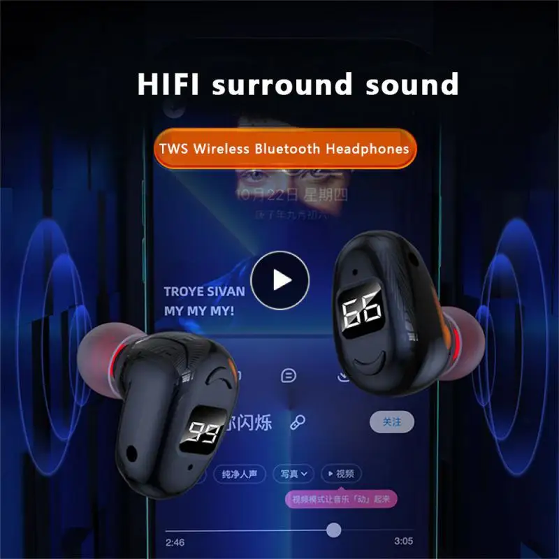 Touch Control Headset Stereo Surround Portable Earphone 30.00g 300mah Headset Sports Headset Low-power Consumption
Touch Control Headset Stereo Surround Portable Earphone 30.00g 300mah Headset Sports Headset Low-power Consumption