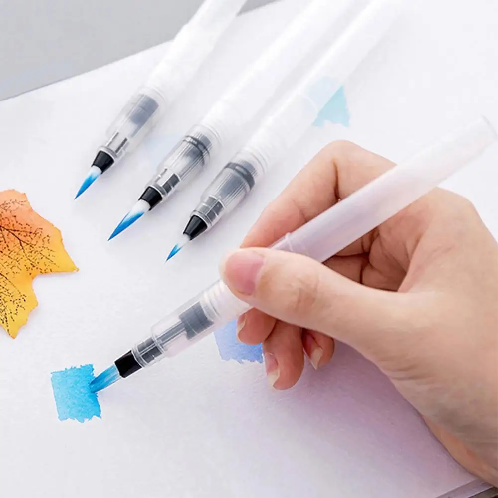 Drawing Pen Compatible Long Handle Easy to Clean Powdered Pigment Watercolor Pen Painting Pen for Office
Drawing Pen Compatible Long Handle Easy to Clean Powdered Pigment Watercolor Pen Painting Pen for Office