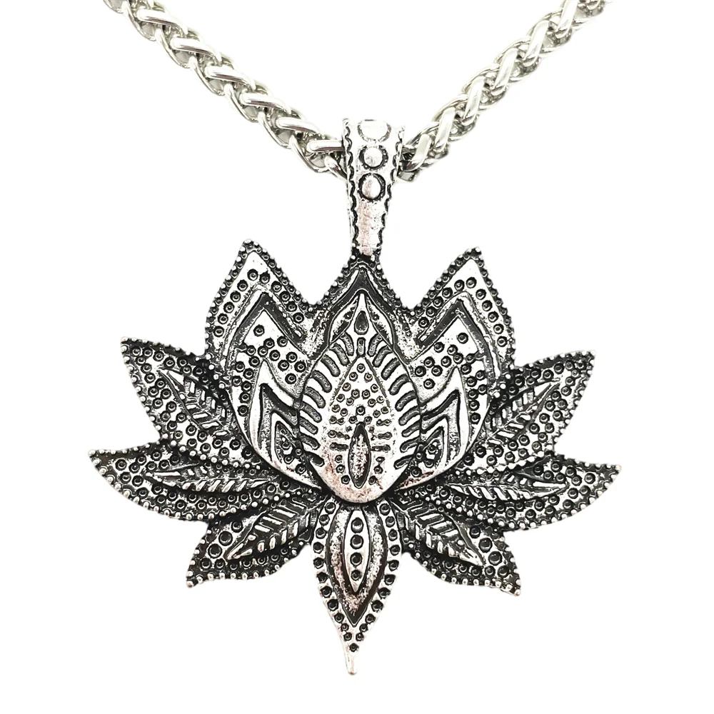 Nostalgia Yoga Om Lotus Flower Spiritual Buddha Mandala Pendant Necklace Karma Buddhist Indian Jewelry 
Nostalgia Yoga Om Lotus Flower Spiritual Buddha Mandala Pendant Necklace Karma Buddhist Indian Jewelry