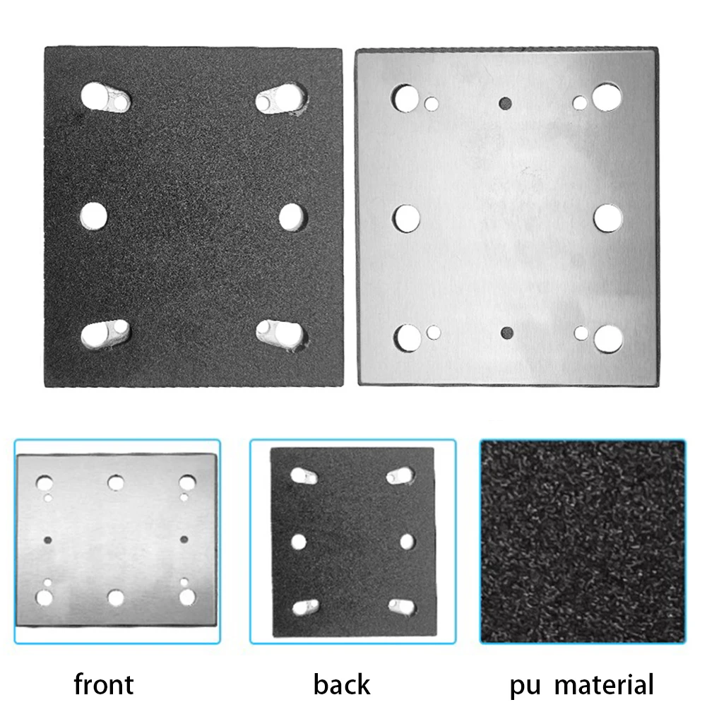 Sandpaper Backing Pad 100*110mm 6 Holes Replacement Parts Square Polishing Disc Pad For Sander Grinding Tools Accessories
Sandpaper Backing Pad 100*110mm 6 Holes Replacement Parts Square Polishing Disc Pad For Sander Grinding Tools Accessories
