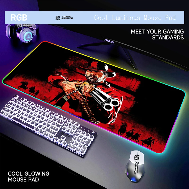 Коврик для мыши RGB, игровой коврик, компьютерная мышь Red Dead выкуп, игровой коврик для мыши, компьютерная клавиатура, коврик с подсветкой, аксе...
Коврик для мыши RGB, игровой коврик, компьютерная мышь Red Dead выкуп, игровой коврик для мыши, компьютерная клавиатура, коврик с подсветкой, аксе...