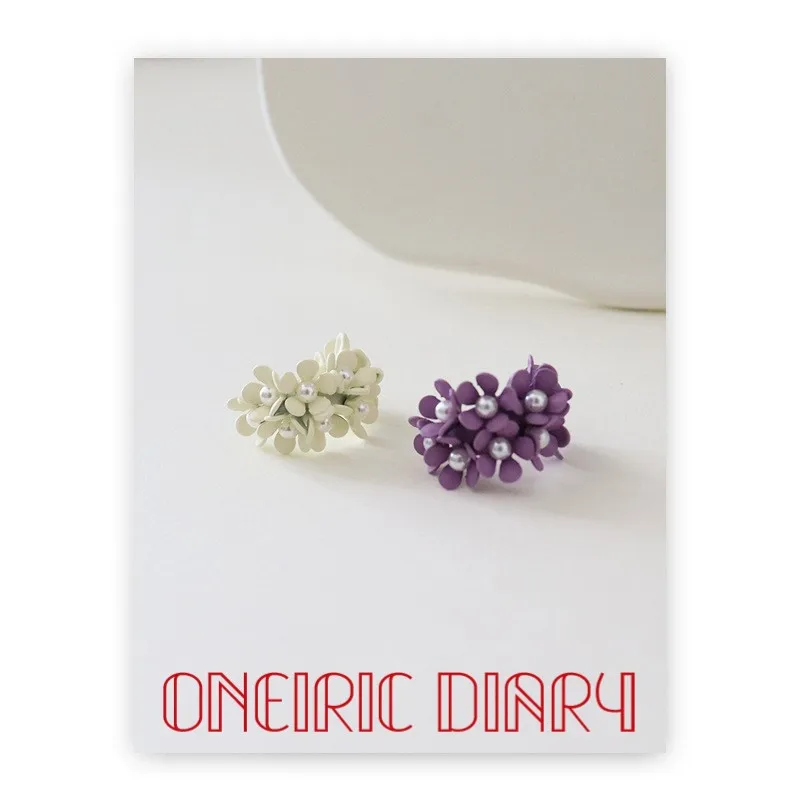 ONEIRIC дневник перивью корзина цветов маленькие цветочные серьги фиолетовые и кремовые белые цветы летние свежие милые женские серьги 
ONEIRIC дневник перивью корзина цветов маленькие цветочные серьги фиолетовые и кремовые белые цветы летние свежие милые женские серьги