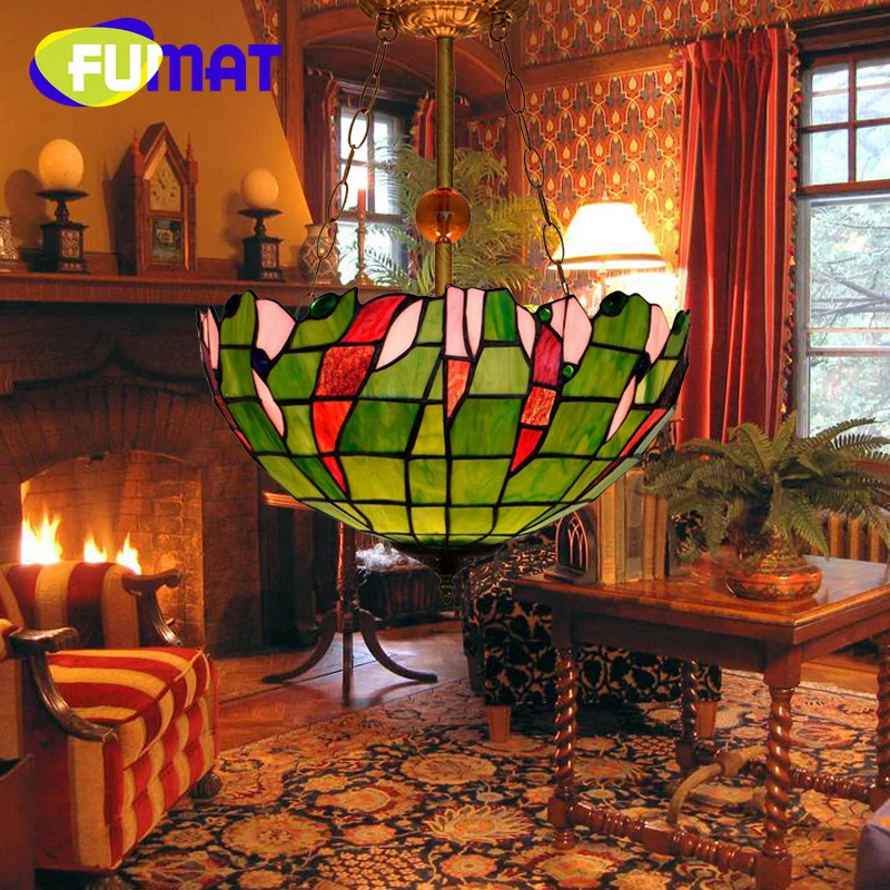 FUMAT Tiffany Garden Green style glass chandelier Living Room Dining Room Bedroom foyer 16 inch deco inverted pendant light
FUMAT Tiffany Garden Green style glass chandelier Living Room Dining Room Bedroom foyer 16 inch deco inverted pendant light
