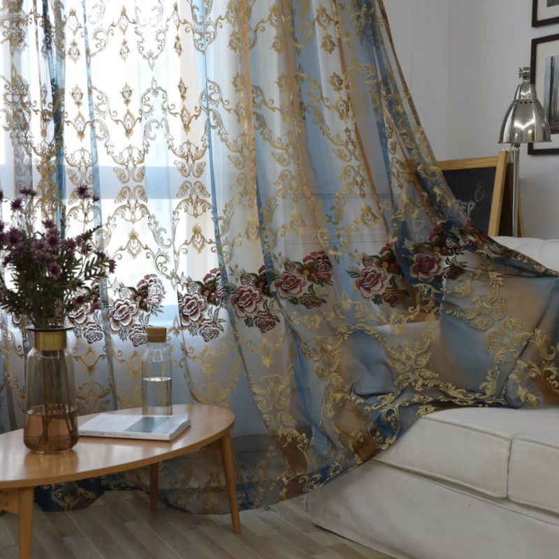 Sheer Curtains for Living Room Voile High-end European French Luxury Tulle Bedroom Hall Interior Outdoor Modern Window Decor
Sheer Curtains for Living Room Voile High-end European French Luxury Tulle Bedroom Hall Interior Outdoor Modern Window Decor