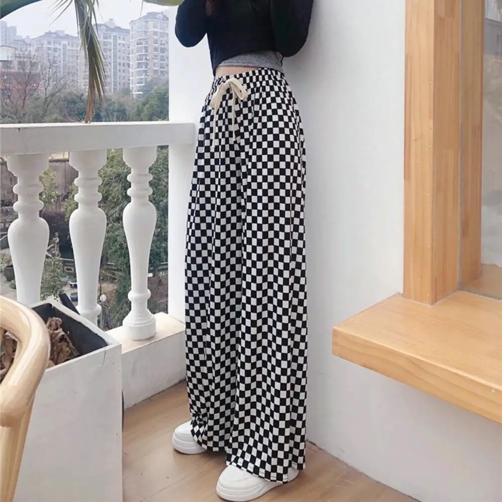 Trendy Summer Pants Plaid Print Quick Drying Pure Color Simple Wide Leg Trousers Thin Casual Pants Streetwear
Trendy Summer Pants Plaid Print Quick Drying Pure Color Simple Wide Leg Trousers Thin Casual Pants Streetwear