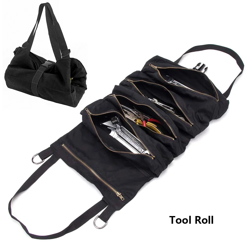 Wrench Storage Tool Roll Bag Handles Pouch Screwdriver Repair Tools Holder Electrician Tools Holder Zipper Hanging Storage Bag
Wrench Storage Tool Roll Bag Handles Pouch Screwdriver Repair Tools Holder Electrician Tools Holder Zipper Hanging Storage Bag