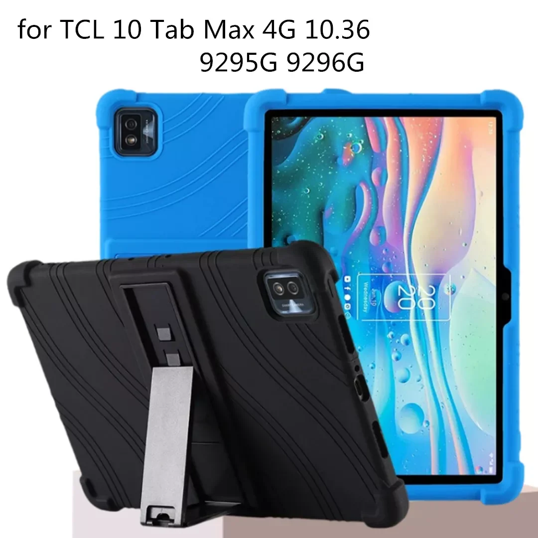 

Чехол для планшета TCL 10 TAB MAX 10,36, мягкий силиконовый защитный чехол с подставкой для TCL Tab Max 4G 9295G 9296G 9295 10,4 дюйма, чехол