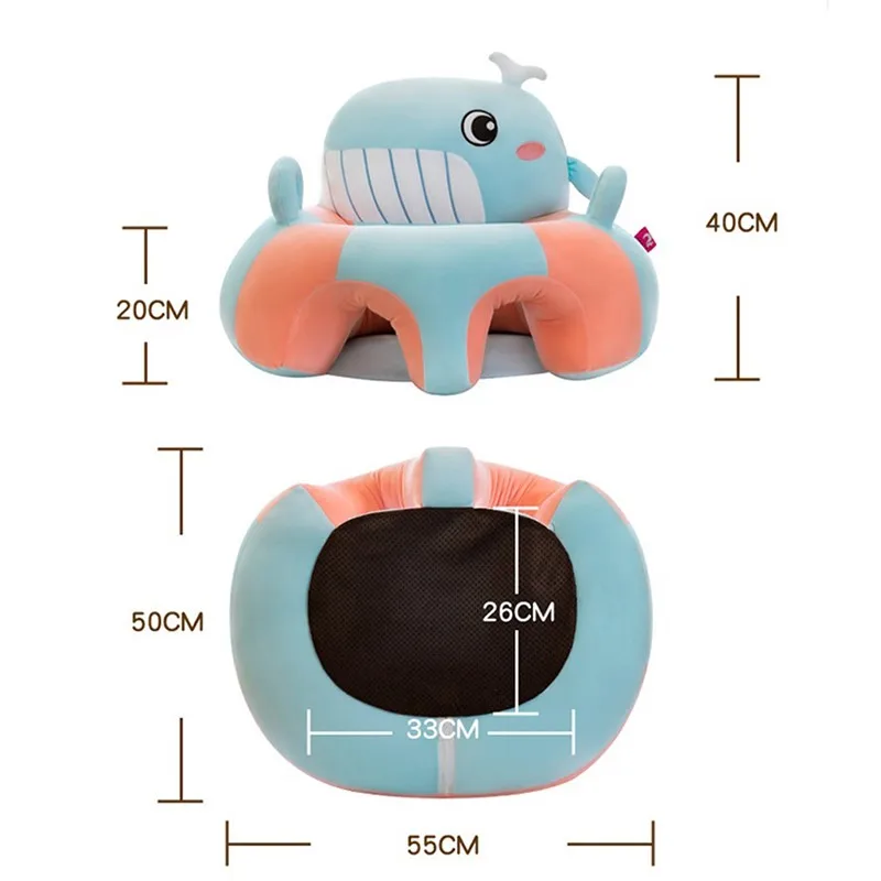New Cartoon Whale Skin Shell Baby Learning Seat Creative Portable Animal Shape Baby Floor Plush Recliner
New Cartoon Whale Skin Shell Baby Learning Seat Creative Portable Animal Shape Baby Floor Plush Recliner