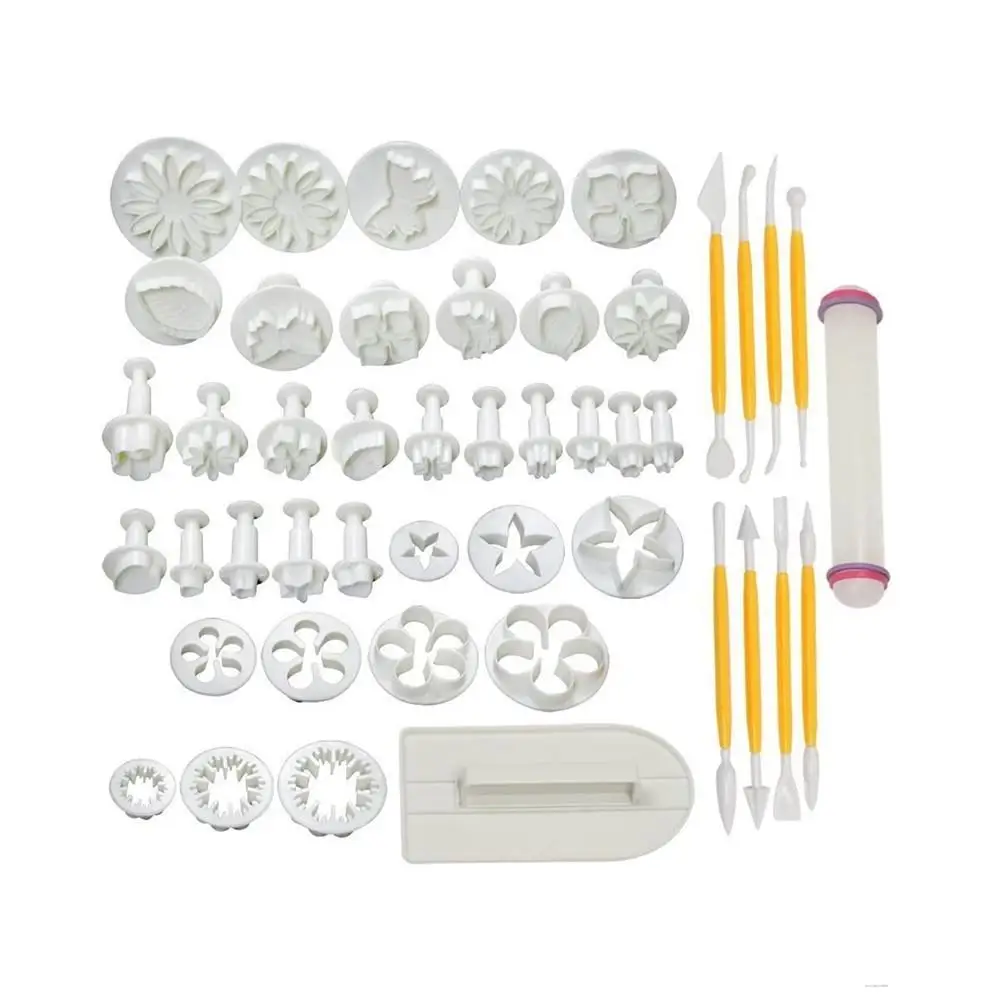 Retail 14 Sets of Cake Tools (46 Pieces) Flower Fondant Cake Candy Craft Decoration Kit,c
Retail 14 Sets of Cake Tools (46 Pieces) Flower Fondant Cake Candy Craft Decoration Kit,c