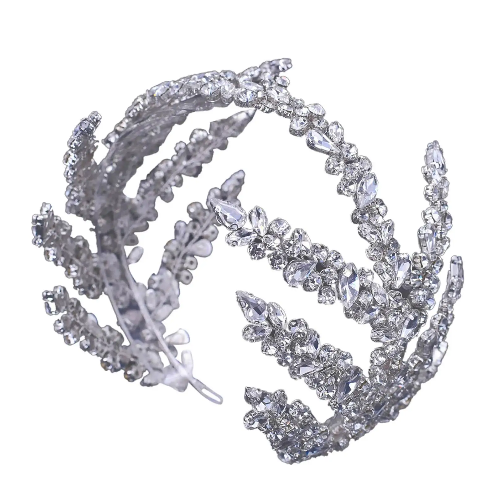 Rhinestone Wedding Headband Bridal Hair Band Handmade Classic Headpiece for Brides Bridesmaid Women Birthday Dance Party Proms
Rhinestone Wedding Headband Bridal Hair Band Handmade Classic Headpiece for Brides Bridesmaid Women Birthday Dance Party Proms