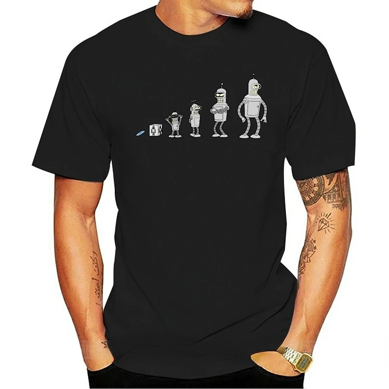 Funny Creative Men Tshirt Bender Evolution Geek Graphic Tshirts Unisex Fashion Casual Tops Kawaii Clothing Retro Robot Print Tee
Funny Creative Men Tshirt Bender Evolution Geek Graphic Tshirts Unisex Fashion Casual Tops Kawaii Clothing Retro Robot Print Tee