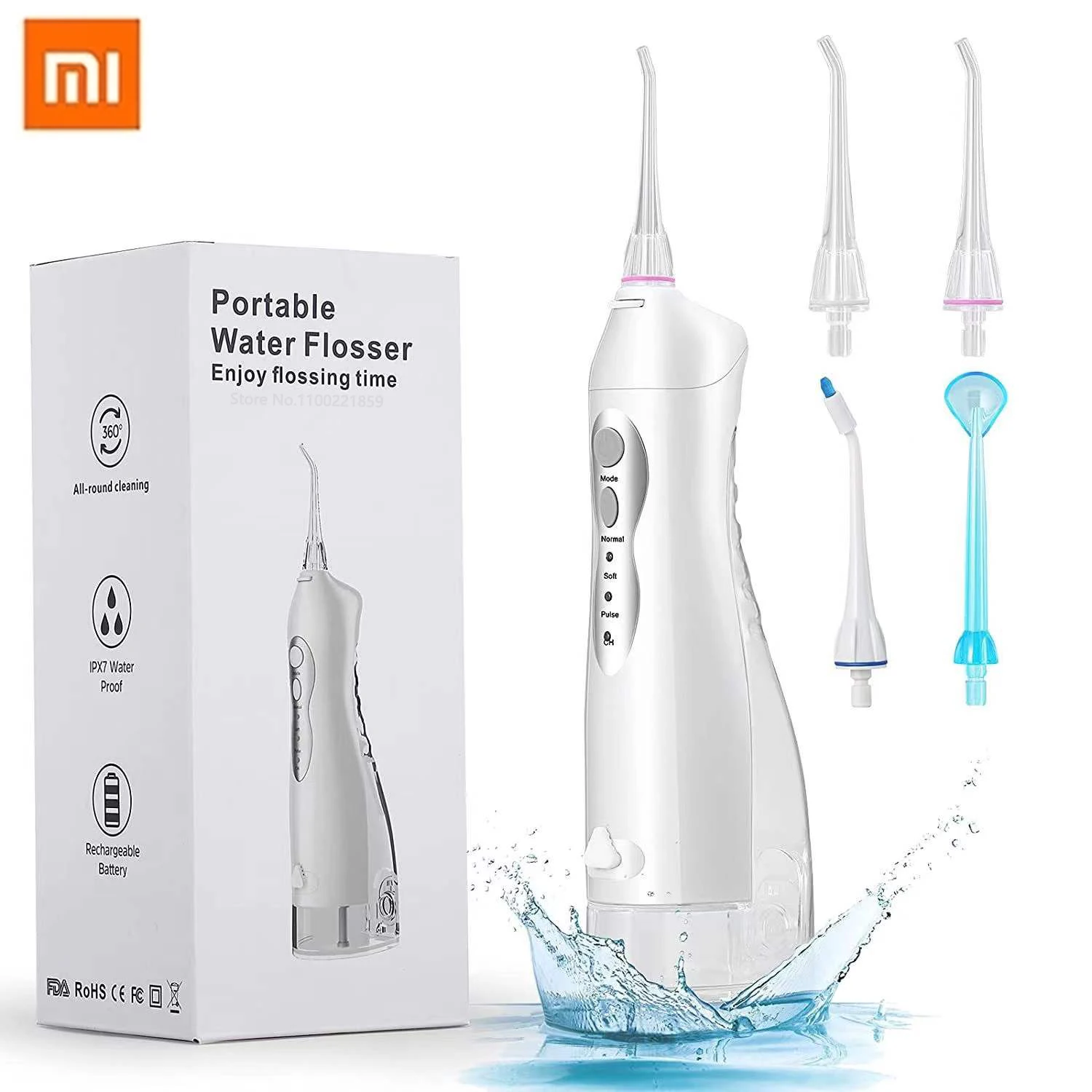 Портативный стоматологический ирригатор для полости рта Xiaomi, USB-перезаряжаемый, 3 режима, IPX7, 200 мл, вода для чистки зубов, электрическая зубн...
Портативный стоматологический ирригатор для полости рта Xiaomi, USB-перезаряжаемый, 3 режима, IPX7, 200 мл, вода для чистки зубов, электрическая зубн...