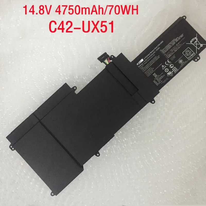 14,8 в 70 Втч подлинный C42-UX51 Аккумулятор для ноутбука ASUS ZenBook U500 U500V U500VZ UX51 UX51V UX51VZ
14,8 в 70 Втч подлинный C42-UX51 Аккумулятор для ноутбука ASUS ZenBook U500 U500V U500VZ UX51 UX51V UX51VZ