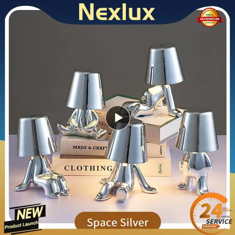 Table Lamps Nordic Style 5v Usb Night Lights Touch Desk Lamps Table Decorative Lamp Thinker Lamp Creative Led Little Golden Man
Table Lamps Nordic Style 5v Usb Night Lights Touch Desk Lamps Table Decorative Lamp Thinker Lamp Creative Led Little Golden Man
