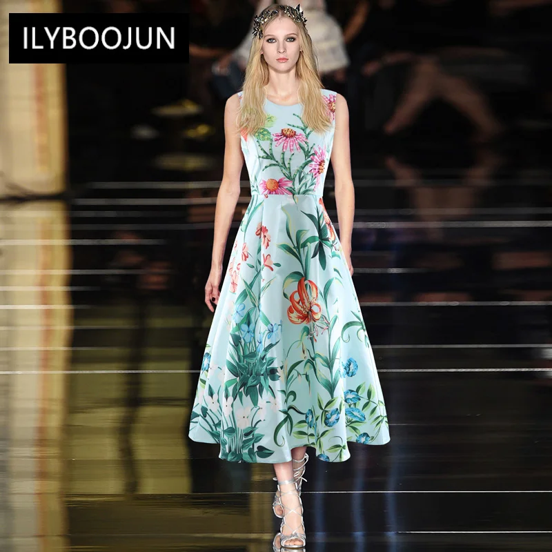 Summer Fashion Runway Midi Dress Women Sleeveless Luxurious Sequin Beaded Floral Print Holiday Elegant Dresses
Summer Fashion Runway Midi Dress Women Sleeveless Luxurious Sequin Beaded Floral Print Holiday Elegant Dresses