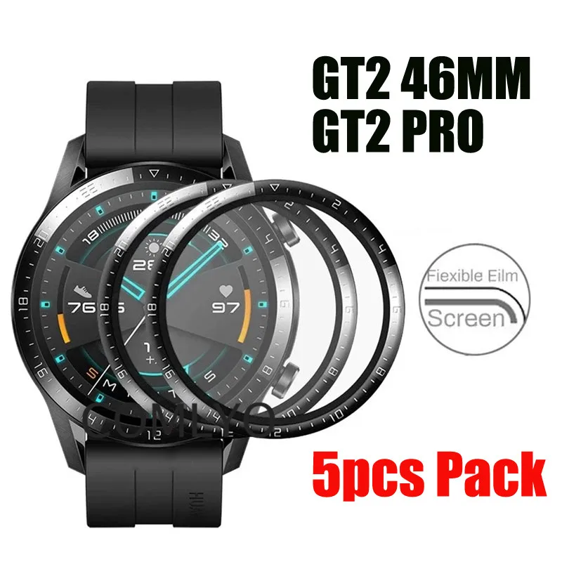 5PCS For Huawei Watch GT2 Pro GT 2 46MM Screen Protector Protective Film 3D Full Cover
5PCS For Huawei Watch GT2 Pro GT 2 46MM Screen Protector Protective Film 3D Full Cover