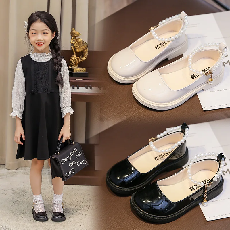 2022 Girls Leather Shoes Princess Shoes Pearl Chain Mary Jane Shoes Casual PU Shoes Fashion Shoes
2022 Girls Leather Shoes Princess Shoes Pearl Chain Mary Jane Shoes Casual PU Shoes Fashion Shoes