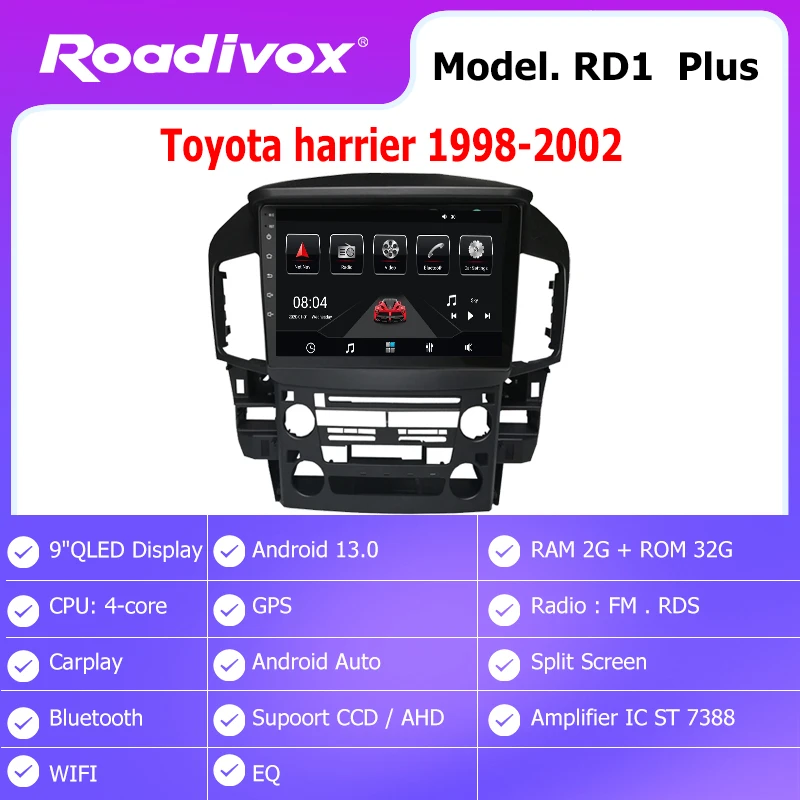 9 "2 Din автомобильный радиоприемник Android 10.0 авторадио мультимедийный DVD-плеер автомобильная GPS-навигация для Lexus RX300 Toyota Harrier Auto Audio
9 "2 Din автомобильный радиоприемник Android 10.0 авторадио мультимедийный DVD-плеер автомобильная GPS-навигация для Lexus RX300 Toyota Harrier Auto Audio