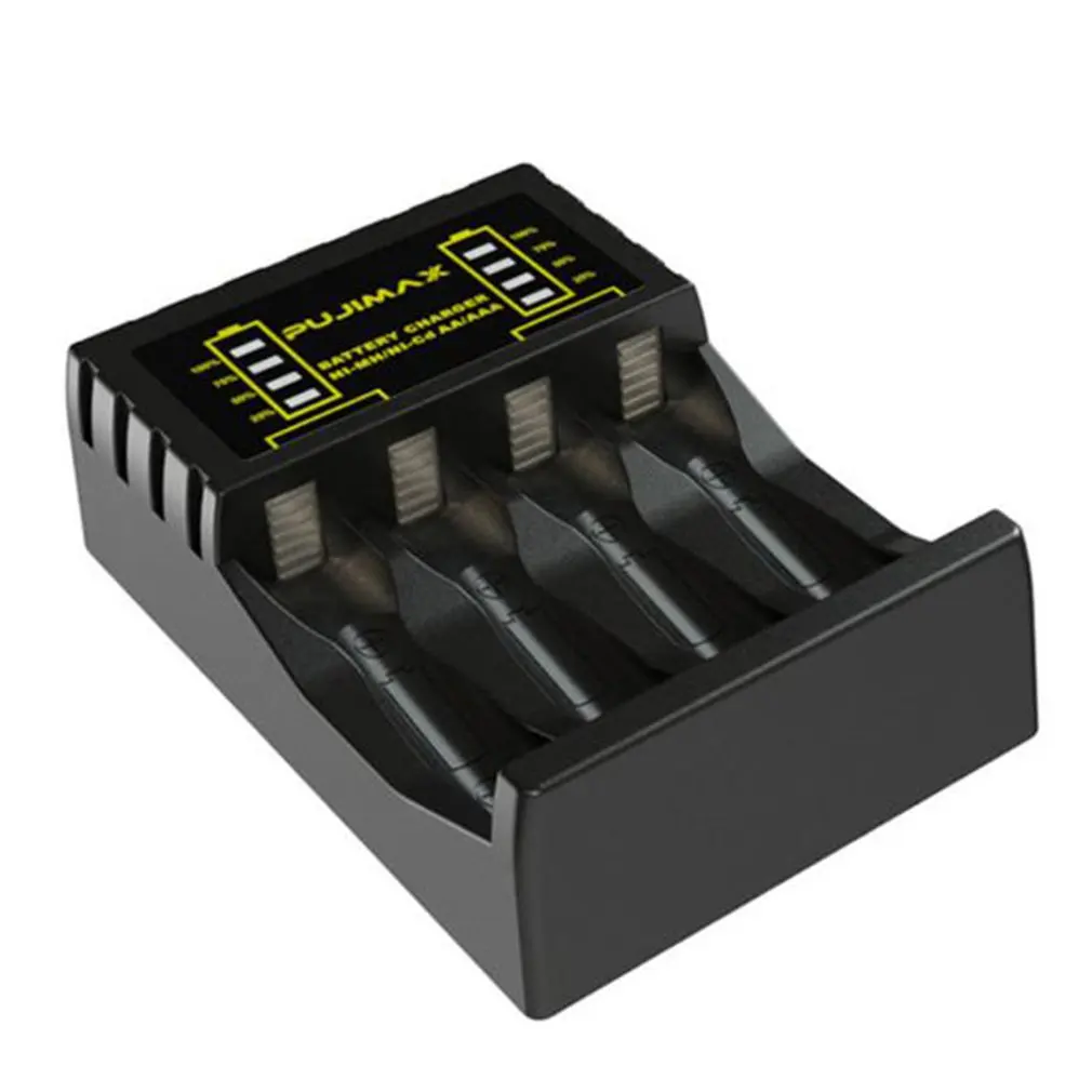 4 Slots Battery Charger For AAA/AA Plastic Rechargeable Battery Short Circuit Protection With LED Indicator Ni-MH/Ni-Cd Chargers
4 Slots Battery Charger For AAA/AA Plastic Rechargeable Battery Short Circuit Protection With LED Indicator Ni-MH/Ni-Cd Chargers