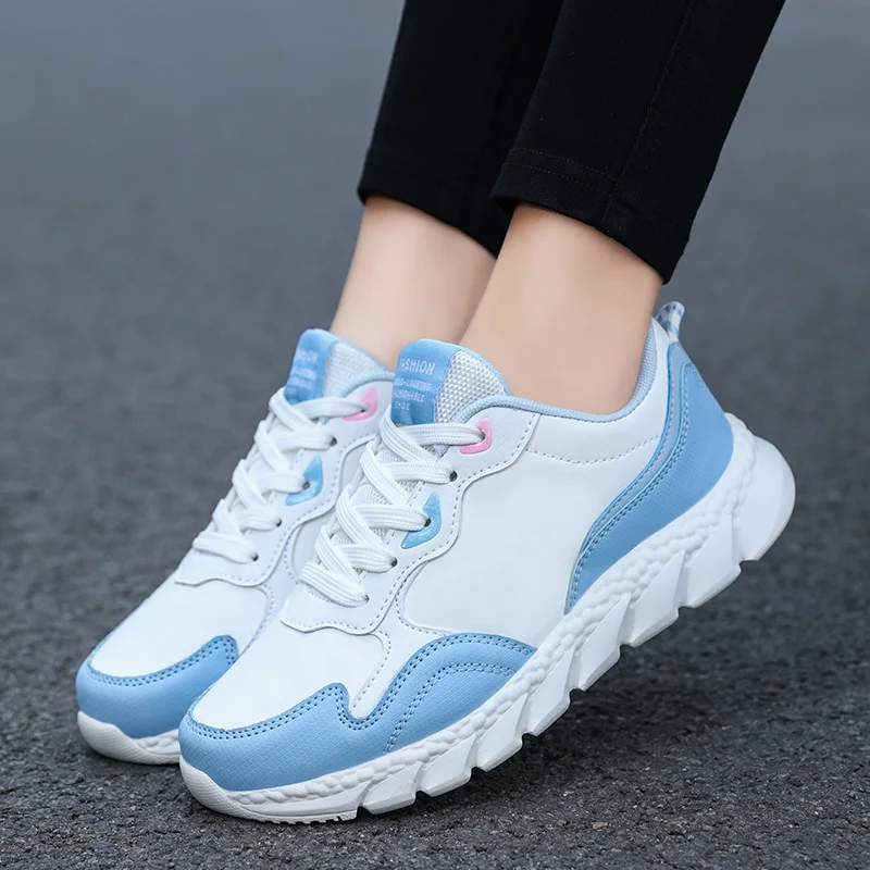 Woman Sneakers Spring New 2023 Women's Sports Shoes Fashion Leather Casual Shoes Outdoor Anti-skid Thick Soles Running Shoes
Woman Sneakers Spring New 2023 Women's Sports Shoes Fashion Leather Casual Shoes Outdoor Anti-skid Thick Soles Running Shoes