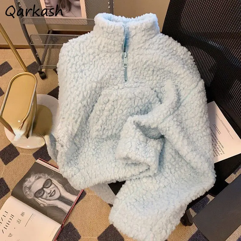 Свитшот женский стандартный минималистичный в Корейском стиле, Модный Повседневный Нежный милый универсальный базовый однотонный Простой повседневный для студентов
Свитшот женский стандартный минималистичный в Корейском стиле, Модный Повседневный Нежный милый универсальный базовый однотонный Простой повседневный для студентов