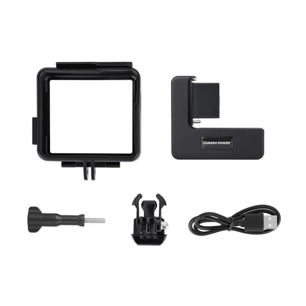 Live Vlog Universal Protective Frame Adapter Holder Set Fill Light Cold Shoe Bracket with 4800mah Battery for GoPro hero9/ 10
Live Vlog Universal Protective Frame Adapter Holder Set Fill Light Cold Shoe Bracket with 4800mah Battery for GoPro hero9/ 10