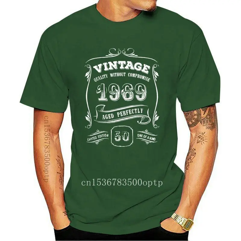 Camiseta Vintage de 50 ° cumpleaños para hombre, ropa de manga corta con cuello redondo, 1969 algodón, de verano, 100%
Camiseta Vintage de 50 ° cumpleaños para hombre, ropa de manga corta con cuello redondo, 1969 algodón, de verano, 100%