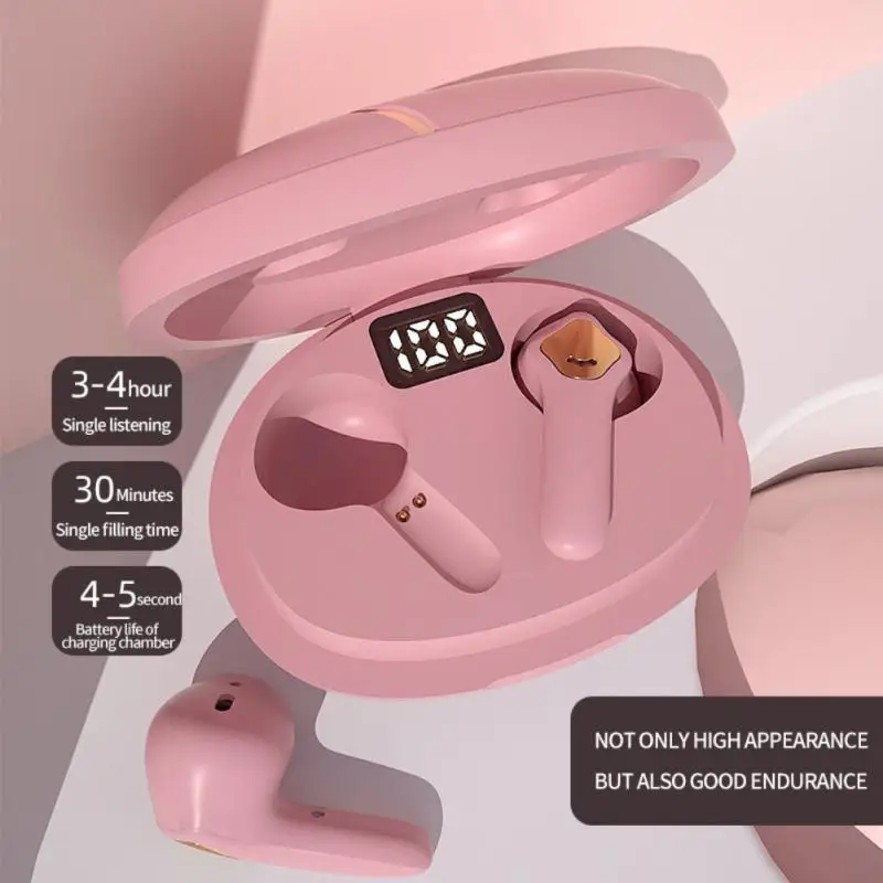 T88 Wireless Bluetooth-compatible Headset Mini TWS Power Display Sports Fitness Music Gaming Electronic Sports Fashion Headset
T88 Wireless Bluetooth-compatible Headset Mini TWS Power Display Sports Fitness Music Gaming Electronic Sports Fashion Headset