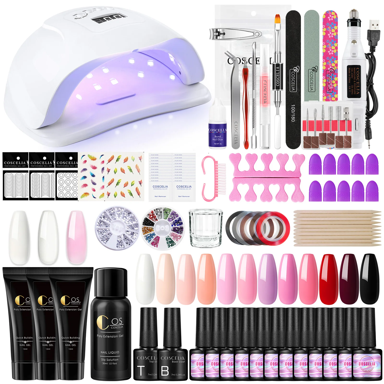 Poly UV Gel Set Nail Extension Gel Kit Manicure Set Extend Finger Nail Crystal Jelly Gel Polish Nail Lamp Shipping From RU/US
Poly UV Gel Set Nail Extension Gel Kit Manicure Set Extend Finger Nail Crystal Jelly Gel Polish Nail Lamp Shipping From RU/US