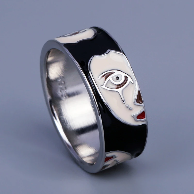 2022 New Enamel Rings For Women White CZ Handmade Lovely Cat Eye Face Ring Party Fashion Jewelry Christmas gift
2022 New Enamel Rings For Women White CZ Handmade Lovely Cat Eye Face Ring Party Fashion Jewelry Christmas gift