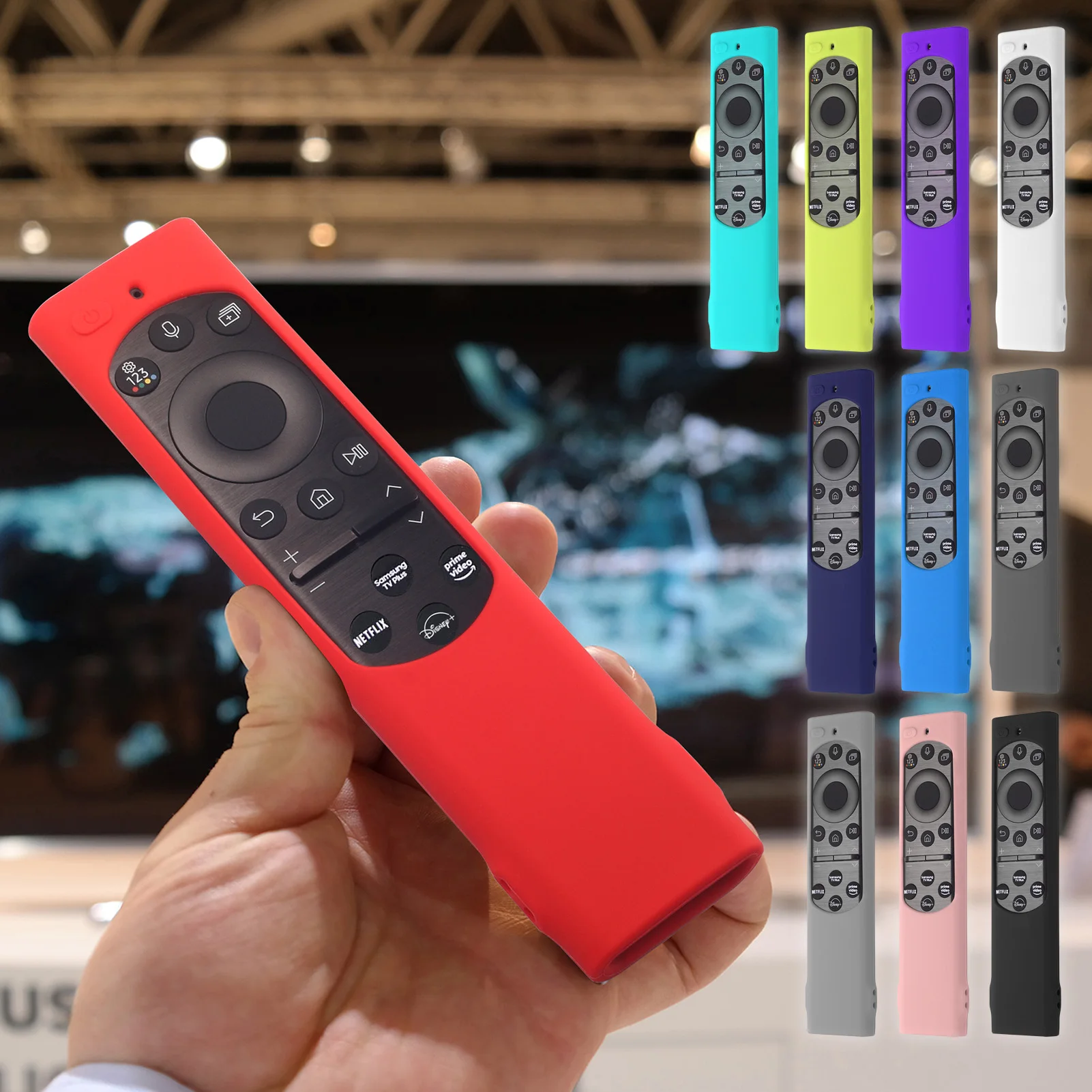 Силиконовый чехол для пульта дистанционного управления Samsung TV 2022BN59/BN68/RMCSPB1FP1
Силиконовый чехол для пульта дистанционного управления Samsung TV 2022BN59/BN68/RMCSPB1FP1